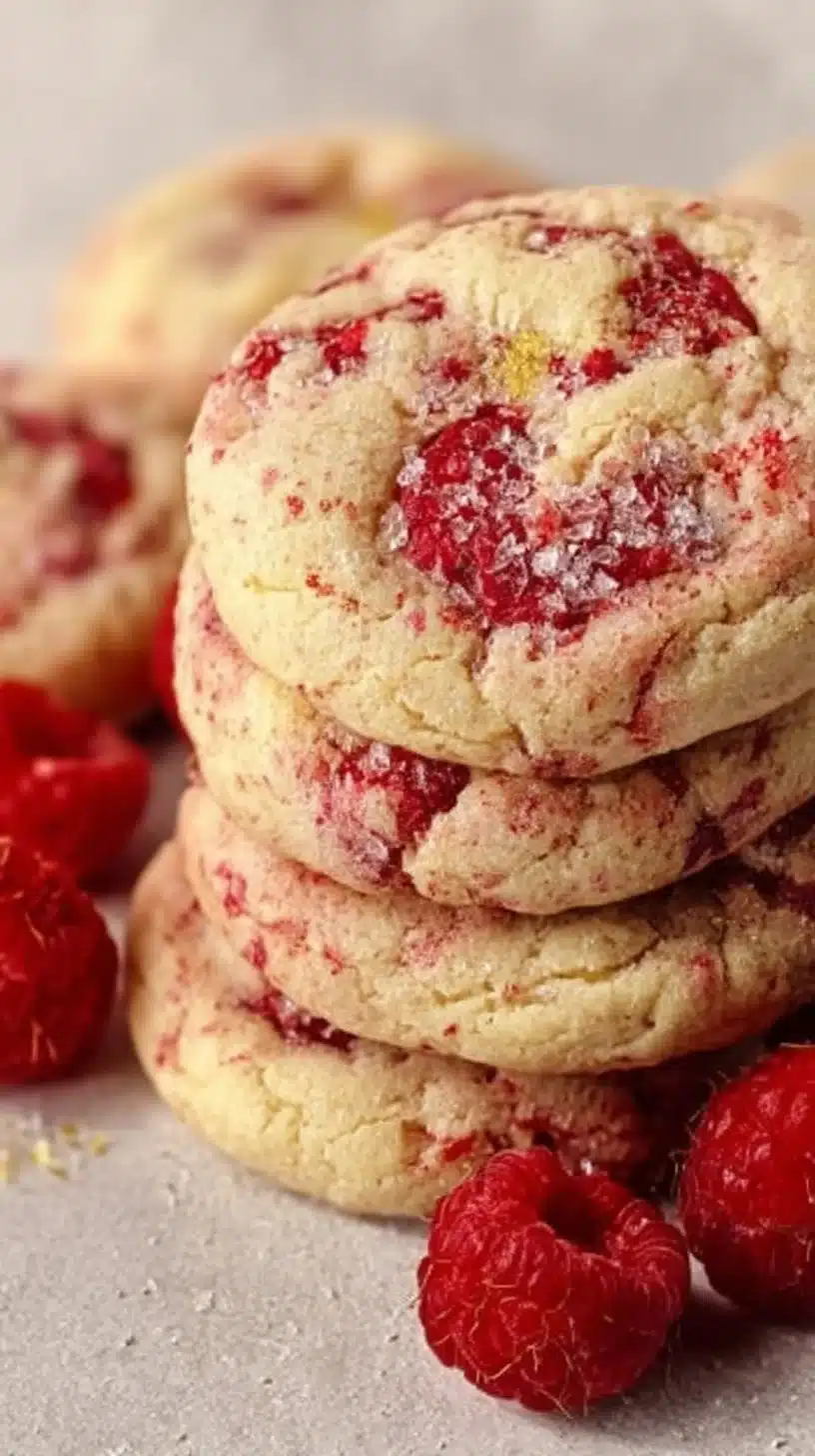 Lemon Raspberry Cookies