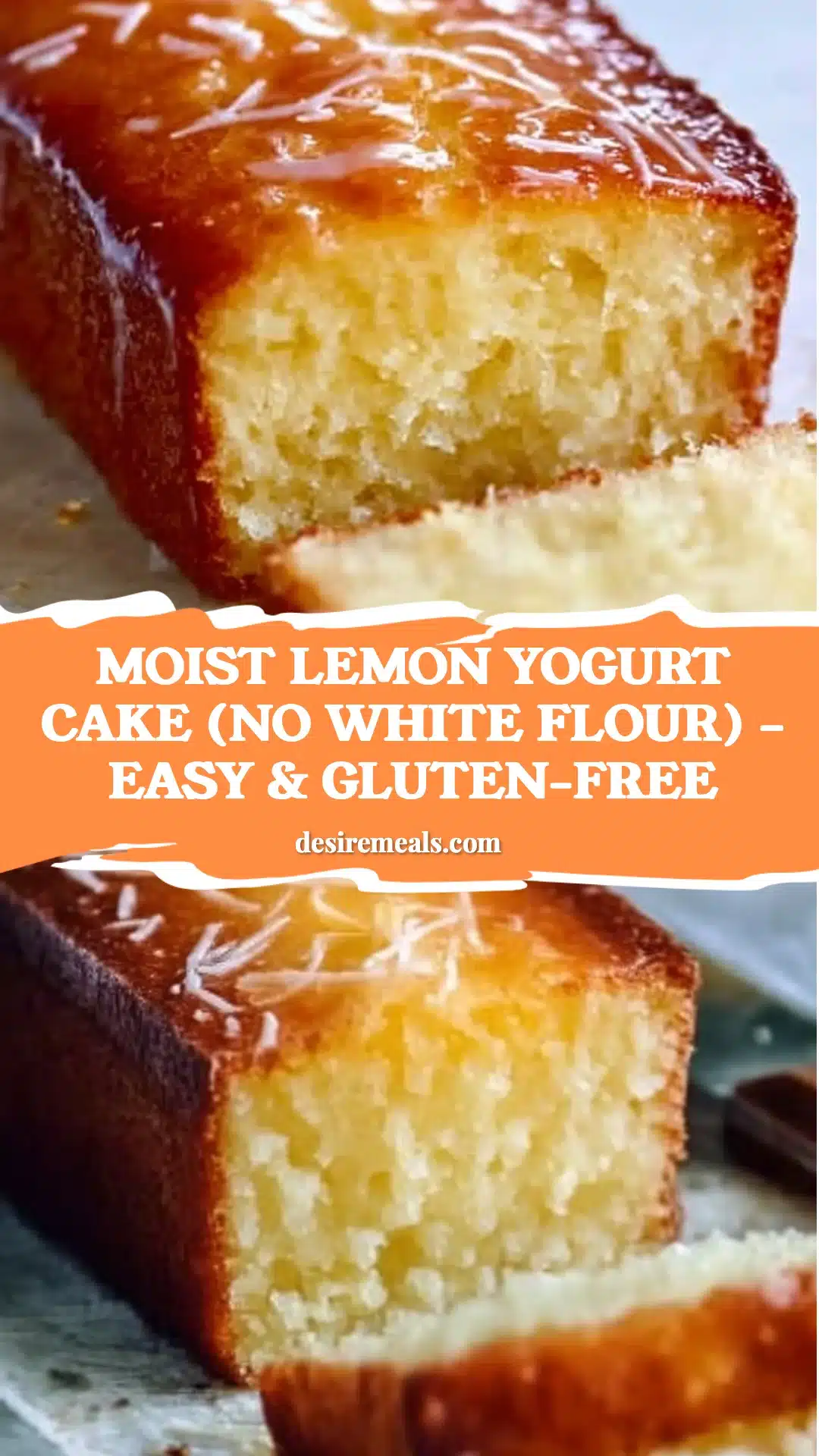 Moist Lemon Yogurt Cake (No White Flour) – Easy & Gluten-Free