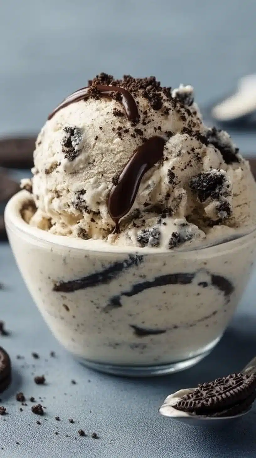 Protein Cookies and Cream Ninja Creami Ice Cream
