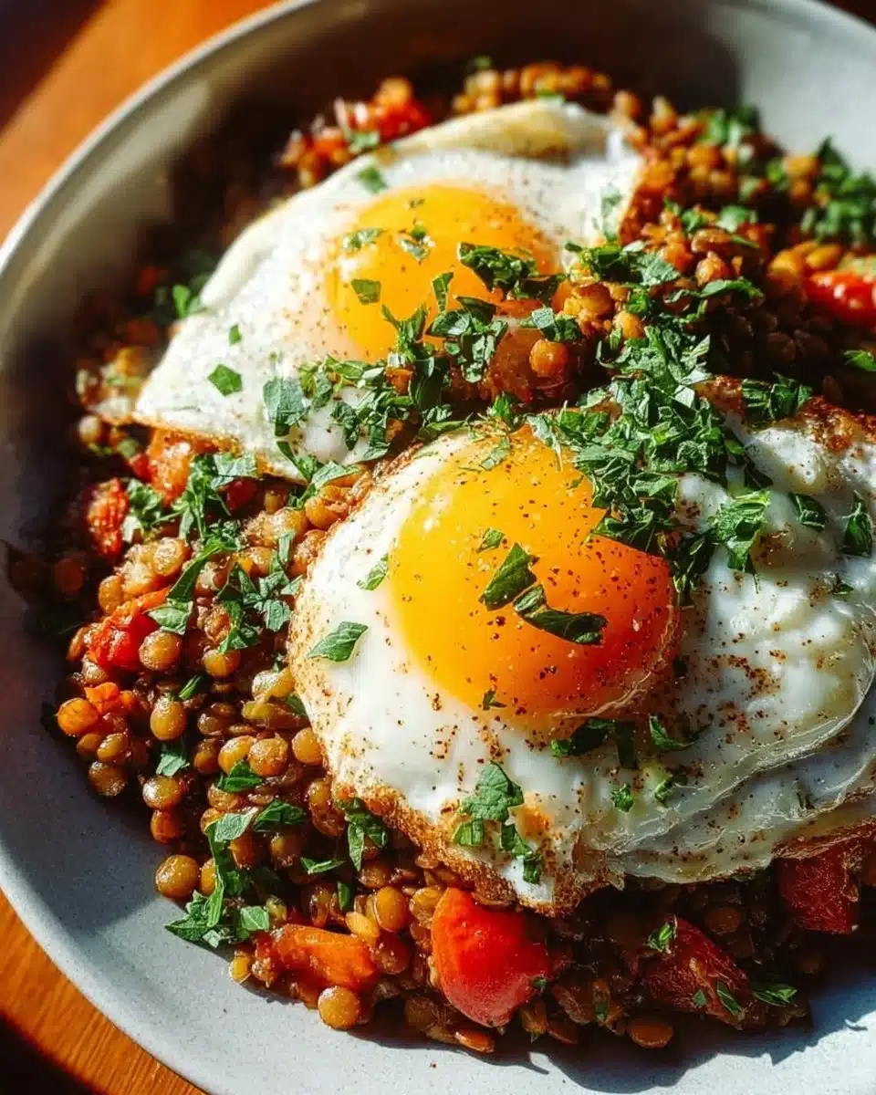 Savory Lentil Breakfast Bowl