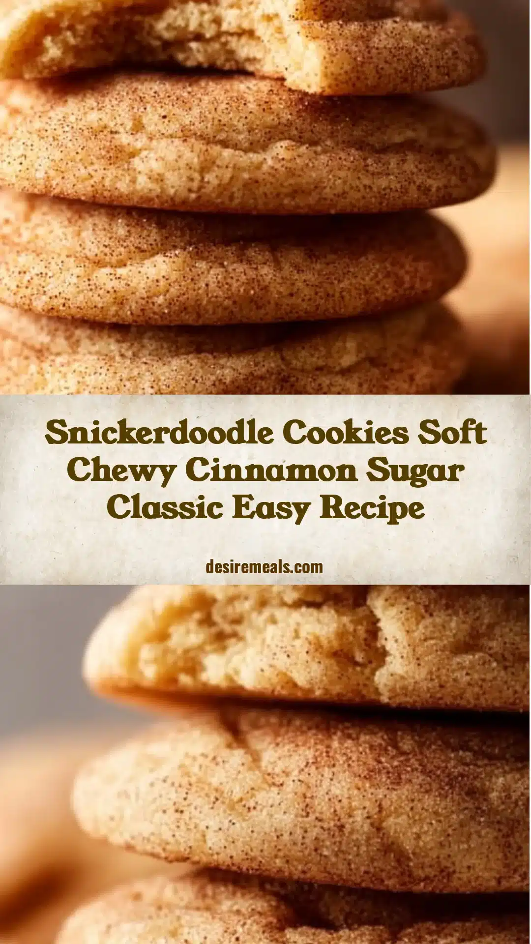 Snickerdoodle Cookies Soft Chewy Cinnamon Sugar Classic Easy Recipe
