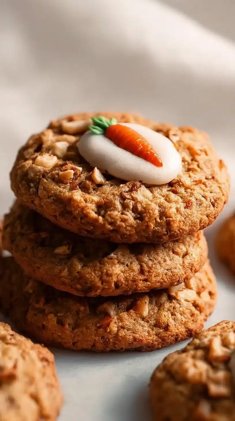 Vegan Carrot Cake Cookies