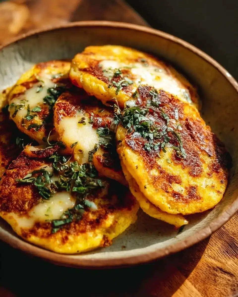 Venezuelan Sweet Corn Cachapas