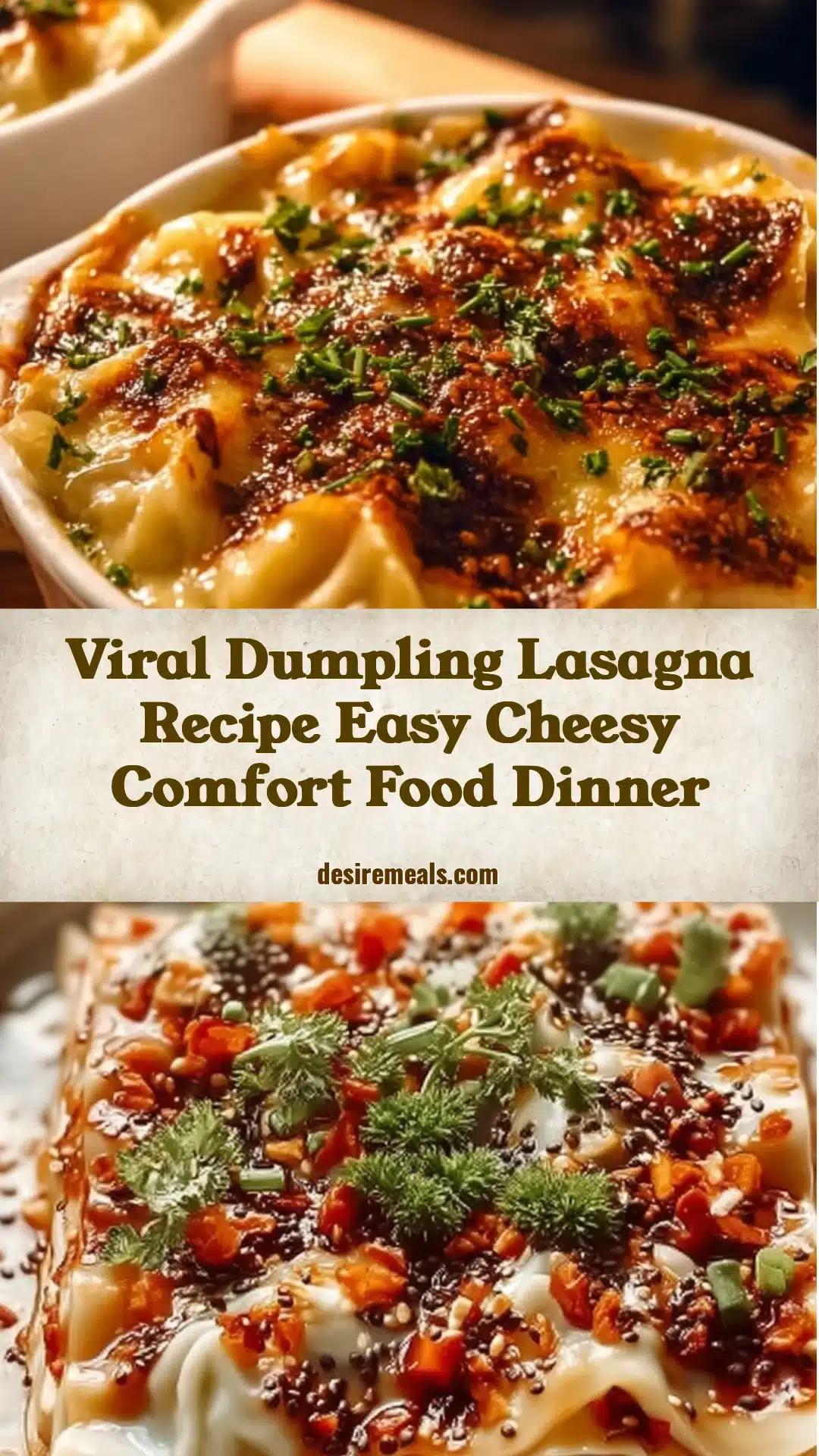 Viral Dumpling Lasagna Recipe Easy Cheesy Comfort Food Dinner