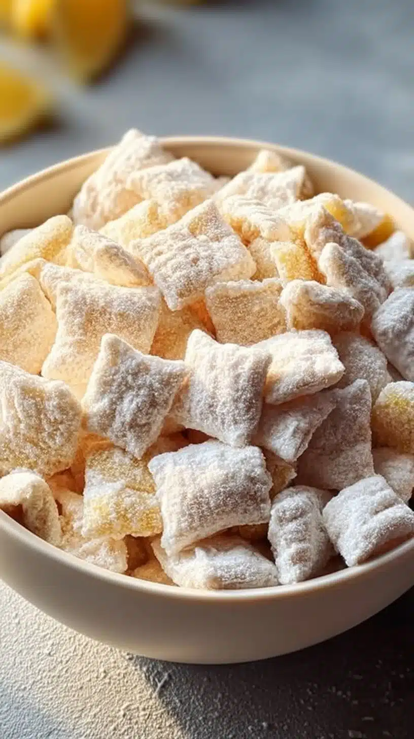 Zesty Lemonade Puppy Chow